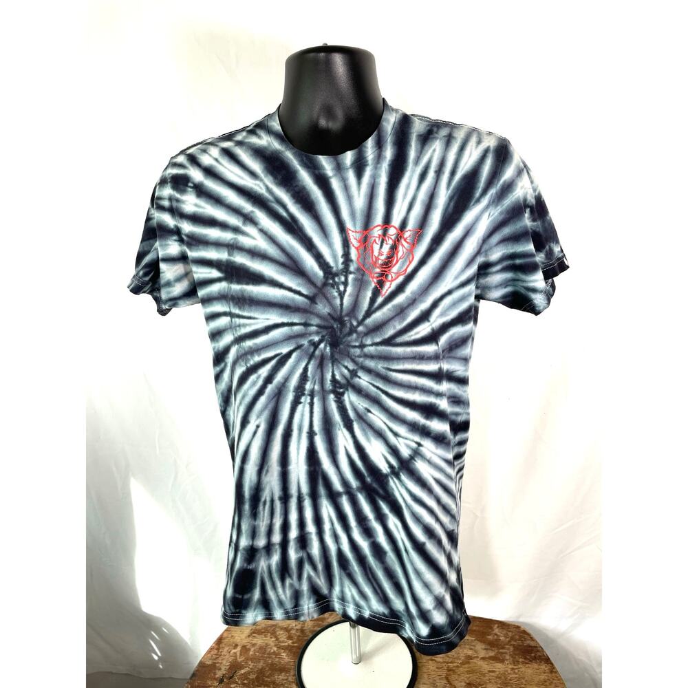 Spitfire Rose Tie Dye Graphic T Shirt M
